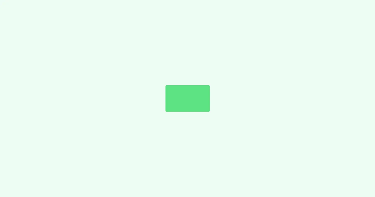 A rectangle made of green jelly.